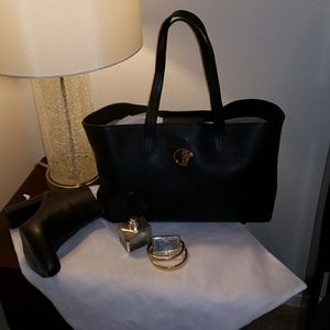 Versace Collection Leather  tote